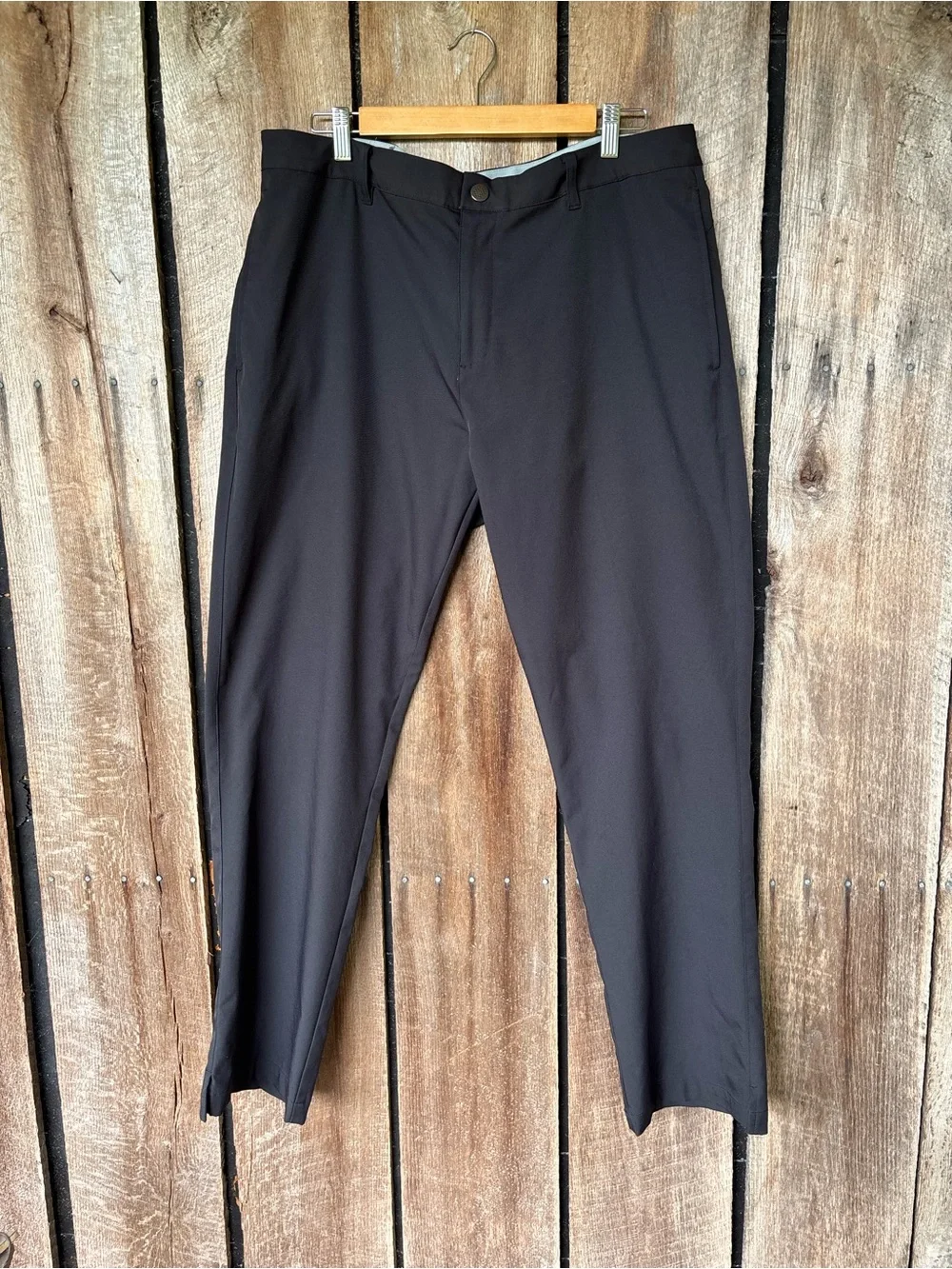 PUMA Men’s Golf Pants Black Stretch Performance Flat Front 38x30 Approx Travel
